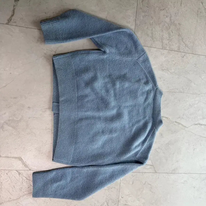 [BUNJANG] Lucky Chouette Sky Blue Cardigan / 럭키슈에뜨 가디건