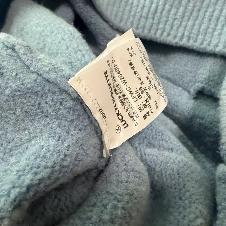 [BUNJANG] Lucky Chouette Sky Blue Cardigan / 럭키슈에뜨 가디건