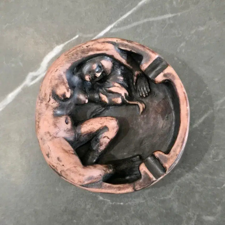 [BUNJANG] Vintage Carved Lady Ashtray / 빈티지 여성 조각 재떨이
