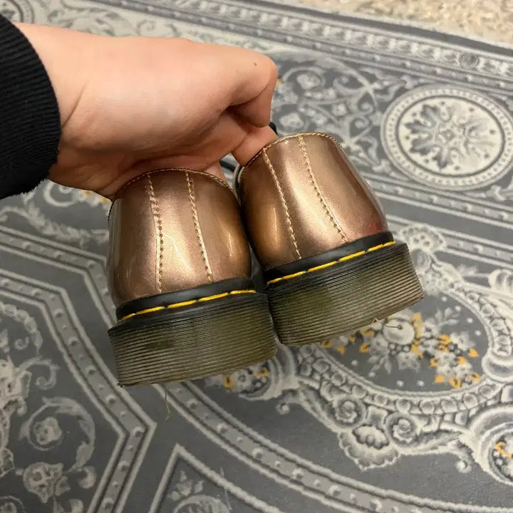[BUNJANG] Dr. Martens 1461 Rose Gold Derby Shoes / 닥터마틴 1461 로즈골드 더비