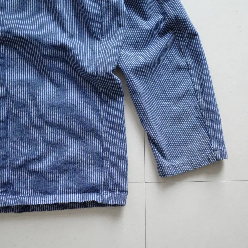 [BUNJANG] Vintage French Artisan Hickory Selvedge Chore Jacket / 70s 프렌치 아티잔 히코리 셀비지 워크 초어 자켓