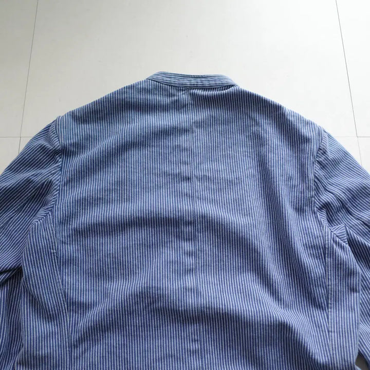 [BUNJANG] Vintage French Artisan Hickory Selvedge Chore Jacket / 70s 프렌치 아티잔 히코리 셀비지 워크 초어 자켓