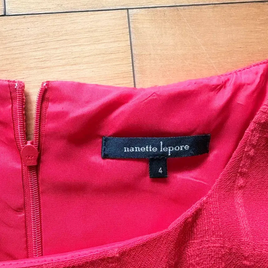 [BUNJANG] Nanette Lepore Red Check Sleeveless Dress / Nanette Lepore 나네트 레포어 원피스 4
