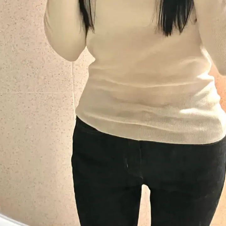 [BUNJANG] Venueet Jay Denim Dark Blue XS Long Jeans / 베뉴엣 제이 데님 Jay Denim_ Dark blue xs 롱