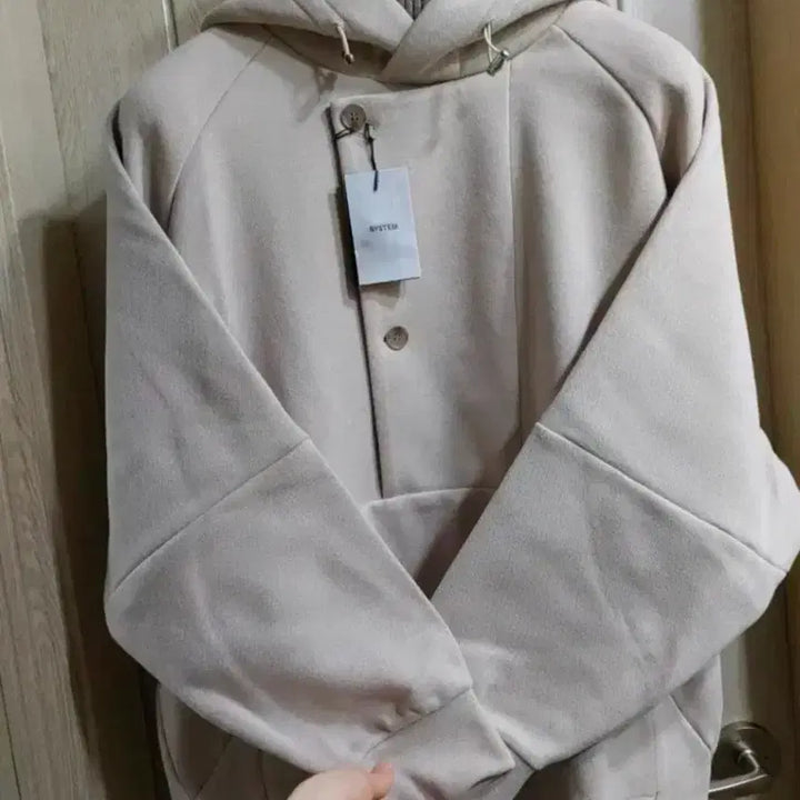 [BUNJANG] System Homme Solid Knit Hoodie Sweatshirt / 새상품) 택달린 시스템 옴므 목폴라 니팅 후드 맨투맨 티셔츠 타임 솔리드