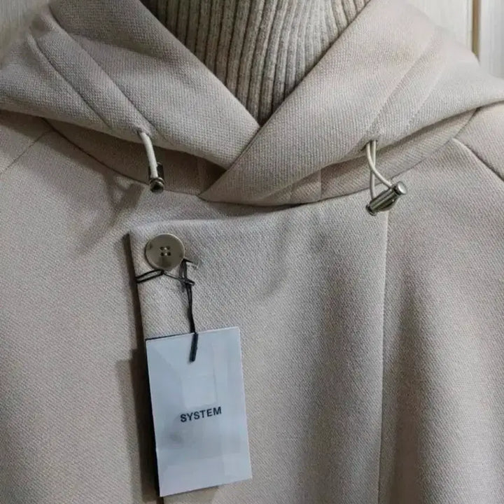 [BUNJANG] System Homme Solid Knit Hoodie Sweatshirt / 새상품) 택달린 시스템 옴므 목폴라 니팅 후드 맨투맨 티셔츠 타임 솔리드