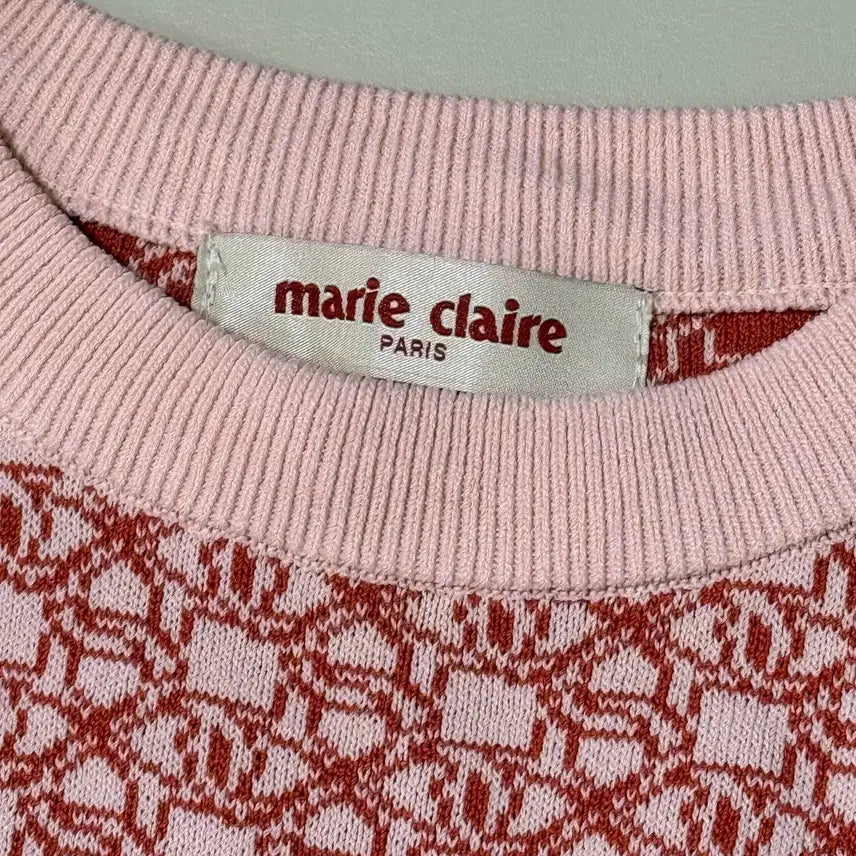 [BUNJANG] Marie Claire Patterned Dress Size 38 / 마리끌레르 패턴 원피스 38