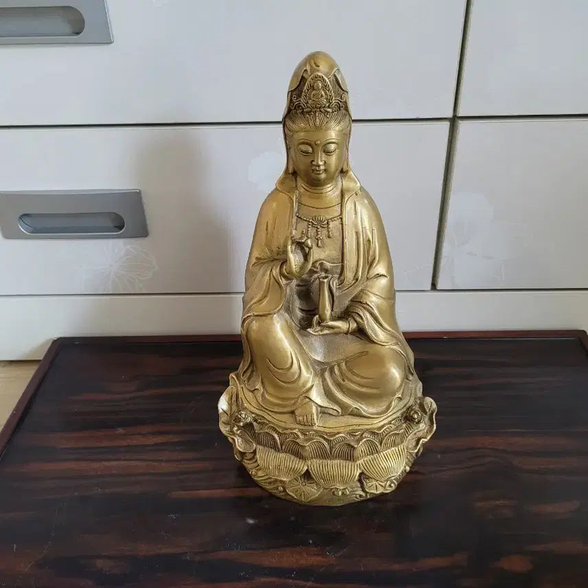 [BUNJANG] Brass Medicine Buddha Statue / 황동 약사 의래 불