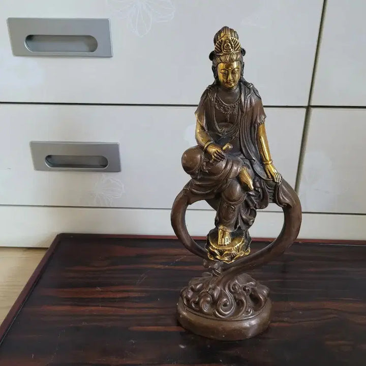 [BUNJANG] Brass Medicine Buddha Statue / 황동 약사 의래 불
