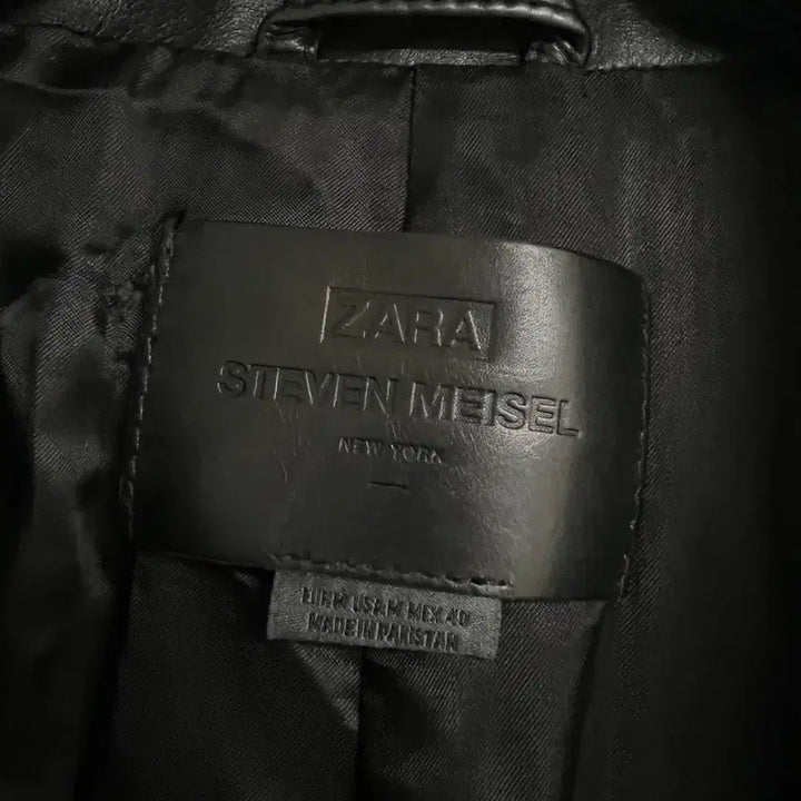 [BUNJANG] Zara x Steven Meisel Collaboration Leather Coat (M) / 자라 스티븐 마이젤 콜라보 가죽 레더 코트 M