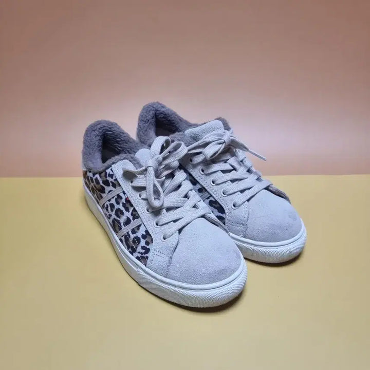 [BUNJANG] Sperry Leopard Fur Sneakers / 스페리 235 호피 퍼 스니커즈