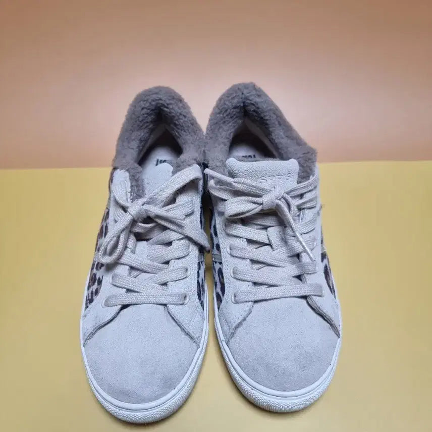 [BUNJANG] Sperry Leopard Fur Sneakers / 스페리 235 호피 퍼 스니커즈