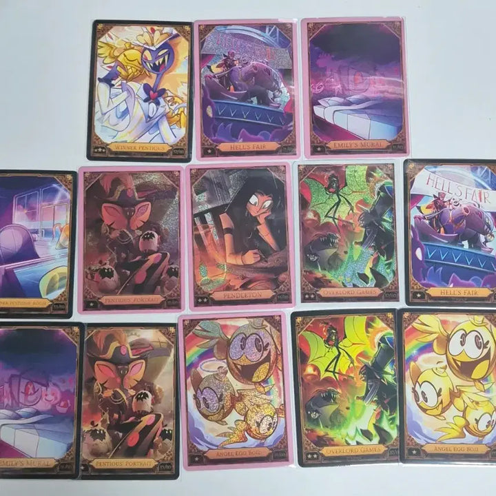 [BUNJANG] Hazbin Hotel Sir Pentious Trading Card Bundle Set / 판매) 해즈빈호텔 트레이딩 카드 펜셔스경 관련 2nd 포일/논포일