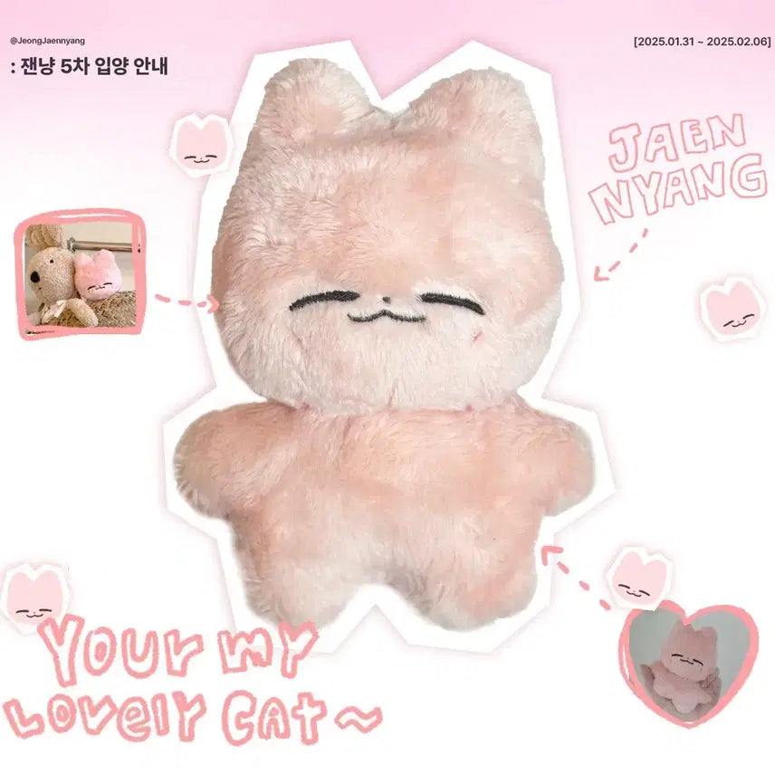 [BUNJANG] NCT 127 Jaehyun 10cm Doll Jaennyang Sealed / nct127 엔시티 재현 10cm 인형 잰냥이 미개봉