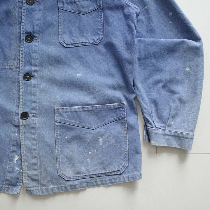 [SOLD OUT] 60s 프렌치 Solida 클럽카라 워크 초어자켓 (95)