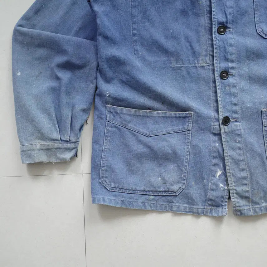 [SOLD OUT] 60s 프렌치 Solida 클럽카라 워크 초어자켓 (95)