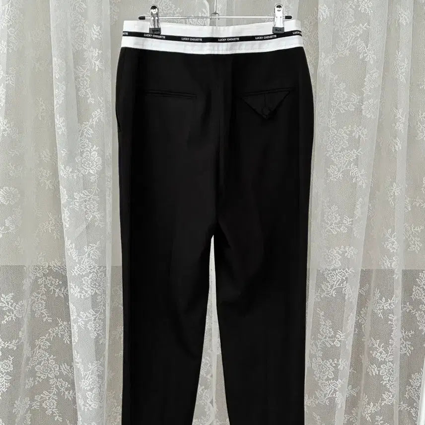 [BUNJANG] Lucky Chouette 23FW Slacks Black / 36) 럭키슈에뜨 23fw 슬랙스 블랙