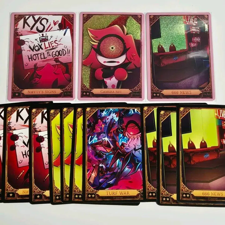 [BUNJANG] Hazbin Hotel Niffty Trading Card Bundle Set / 판매) 해즈빈호텔 트레이딩 카드 니프티 관련 2nd 포일/논포일