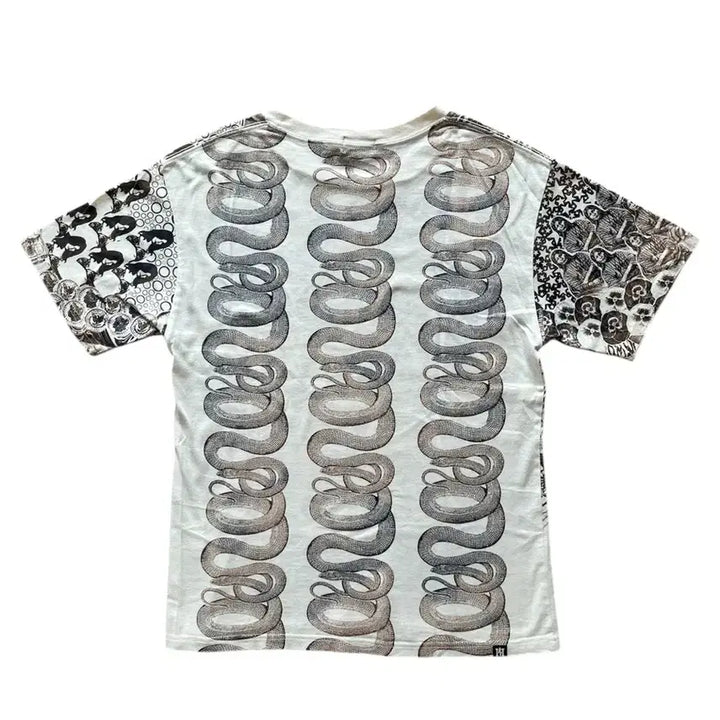 [BUNJANG] Hysteric Glamour Archive Snake Short Sleeve T-Shirt / (유일매물) 히스테릭 글래머 아카이브 스네이크 반팔 티셔츠