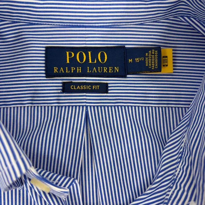 [BUNJANG] Polo Ralph Lauren Striped Classic Fit Shirt / [M] 폴로 랄프로렌 스트라이프 클래식핏 셔츠