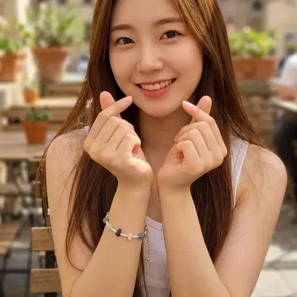 [SOLD OUT] 새제품.핸드메이드) 천연석믹스 faux pearls Bracelet