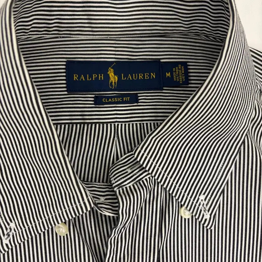 [BUNJANG] Polo Ralph Lauren Stripe Classic Fit Shirt / [M] 폴로 랄프로렌 스트라이프 클래식핏 셔츠
