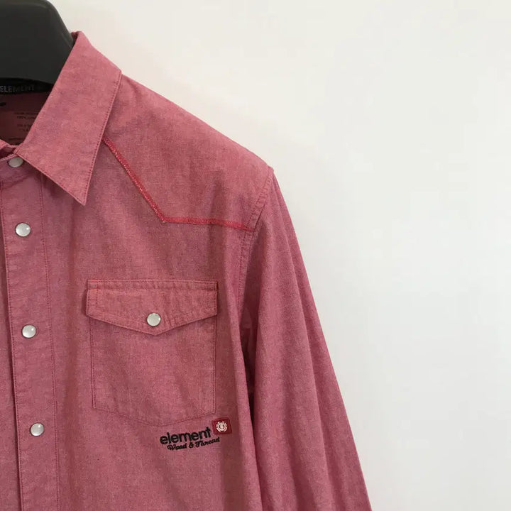 [BUNJANG] Element Skateboards 00s Y2K Western Snap Shirt / ELEMENT skateborad 00s Y2K 웨스턴 스냅셔츠 [L]