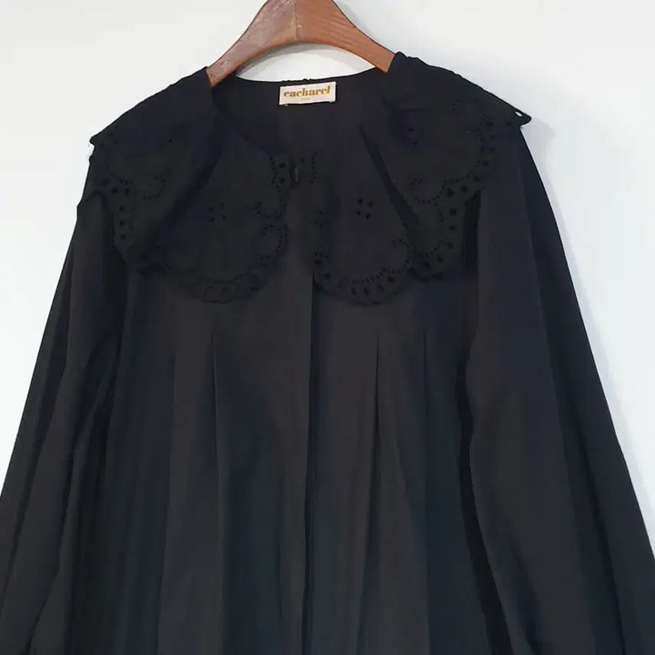 [SOLD OUT] Cacharel 까사렐 세일러카라 블랙셔츠 55