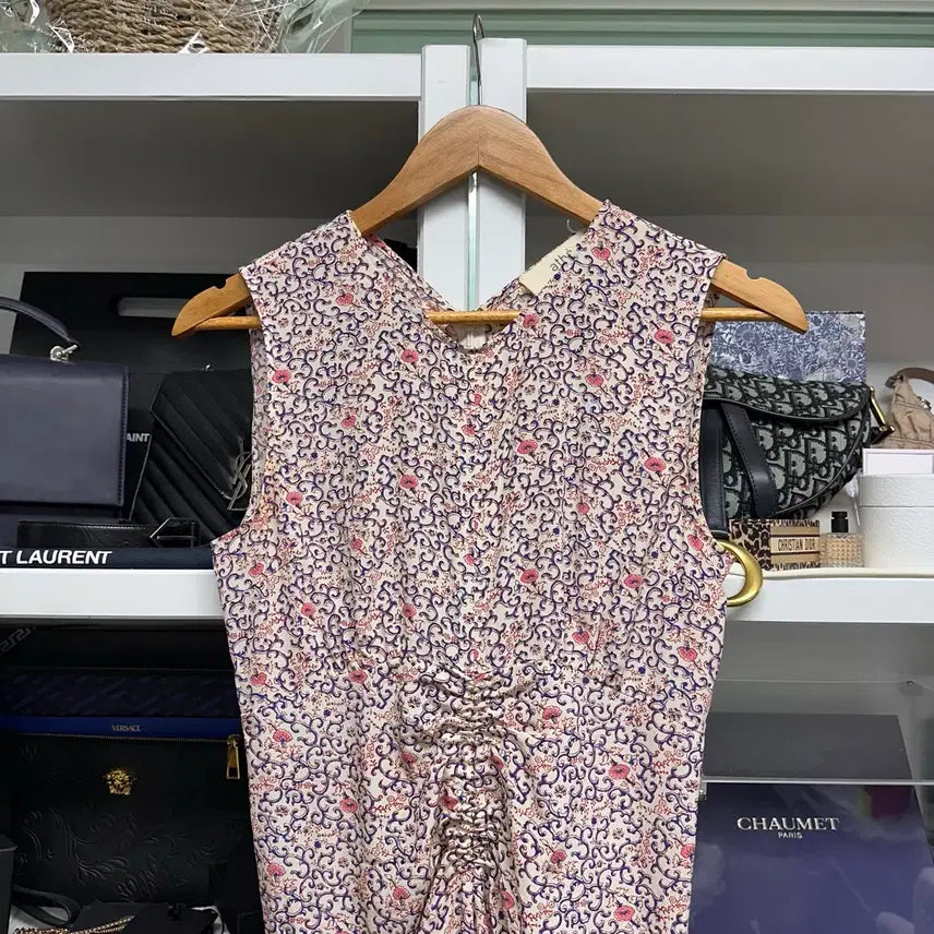 [BUNJANG] Vanessa Bruno Athe Silk Sleeveless Floral Dress / [ athe ] 바네사브루노 아떼 실크100 슬리브리스 원피스