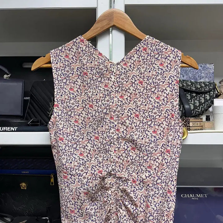 [BUNJANG] Vanessa Bruno Athe Silk Sleeveless Floral Dress / [ athe ] 바네사브루노 아떼 실크100 슬리브리스 원피스