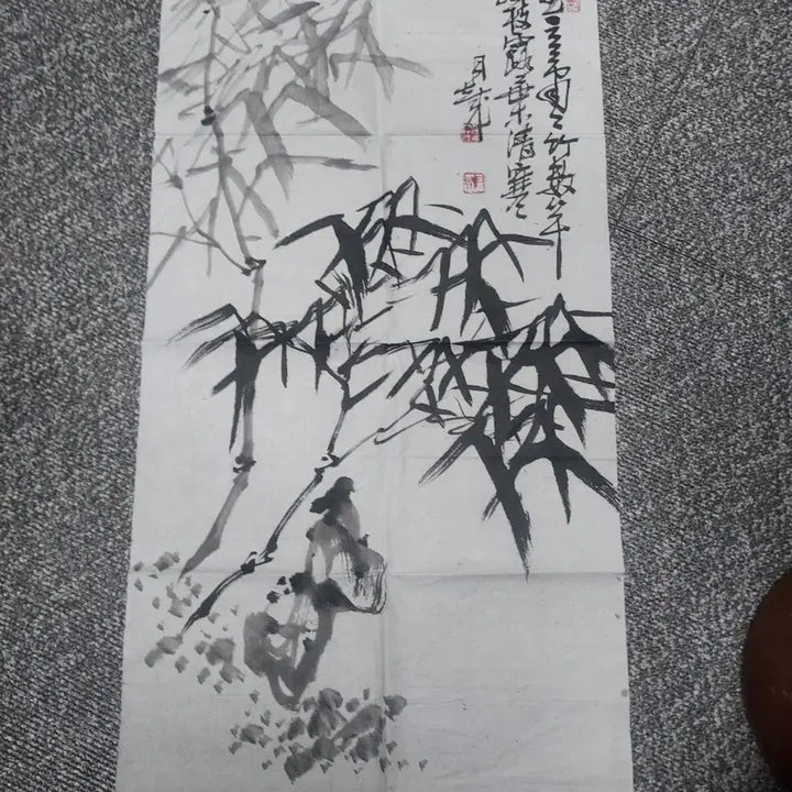 [BUNJANG] Ink Bamboo Painting (Master Daljae Lee) / 동양화 묵죽도 (월성 이달재)