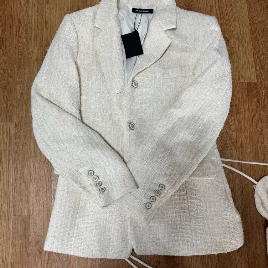 [BUNJANG] Pain Or Pleasure Tweed Jacket &amp; Dress Set / 페인오어플레져 트위드 자켓 원피스 셋업