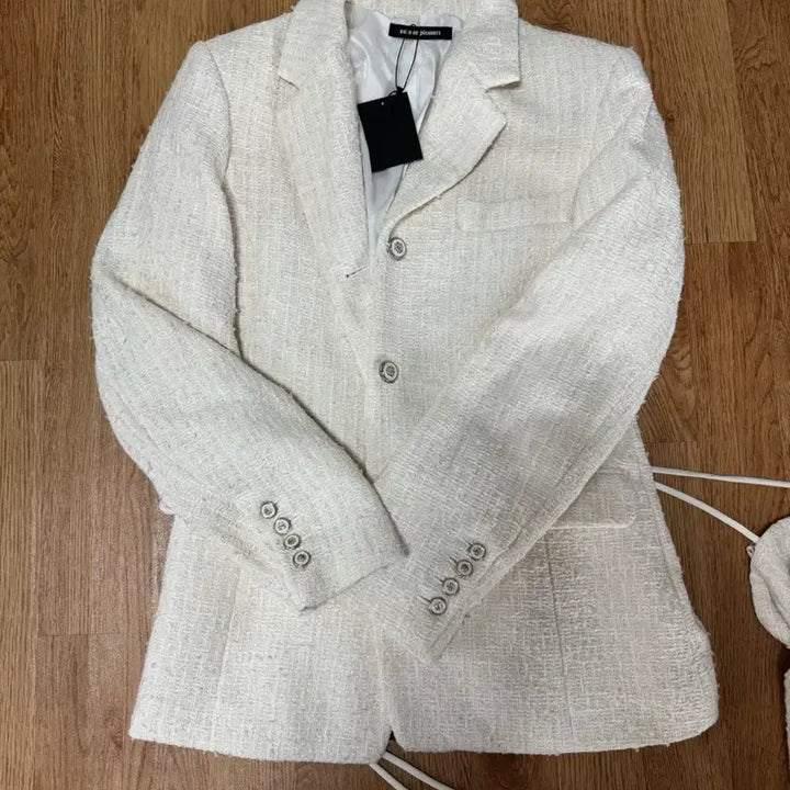 [BUNJANG] Pain Or Pleasure Tweed Jacket &amp; Dress Set / 페인오어플레져 트위드 자켓 원피스 셋업