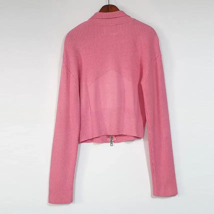 [BUNJANG] CHAPTER Two-Way Ribbed Knit Zip-Up / CHAPTER 투웨이 골지 니트짚업