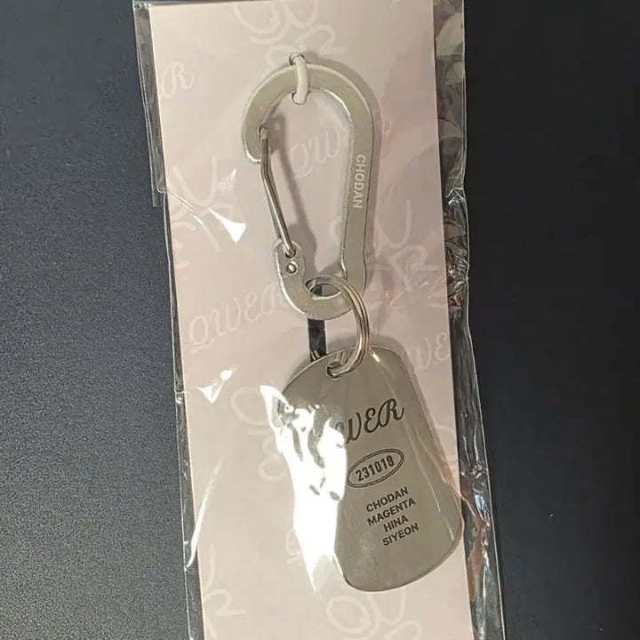 [SOLD OUT] QWER 쵸단 카라비너 키링 미개봉