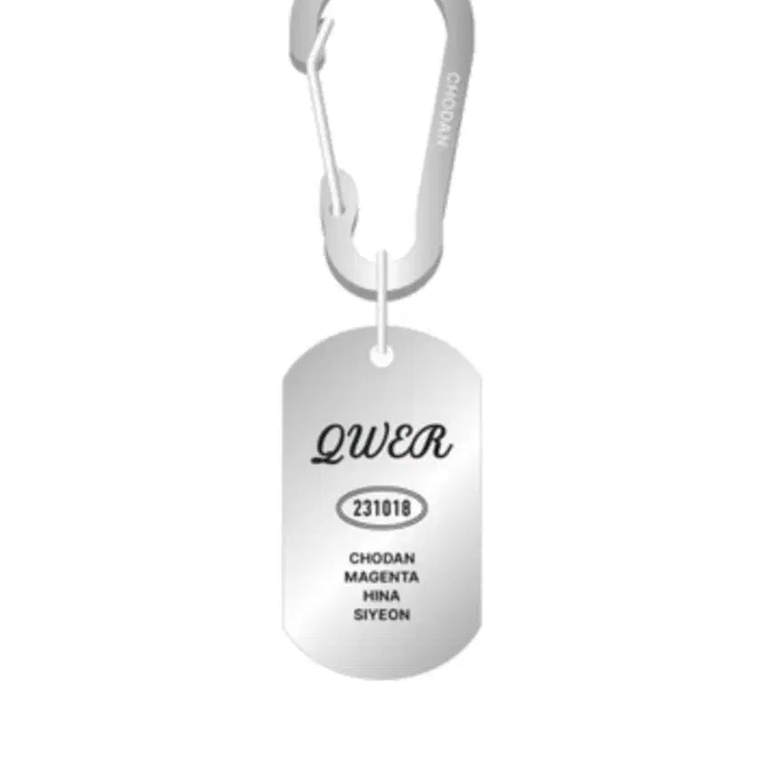 [SOLD OUT] QWER 쵸단 카라비너 키링 미개봉