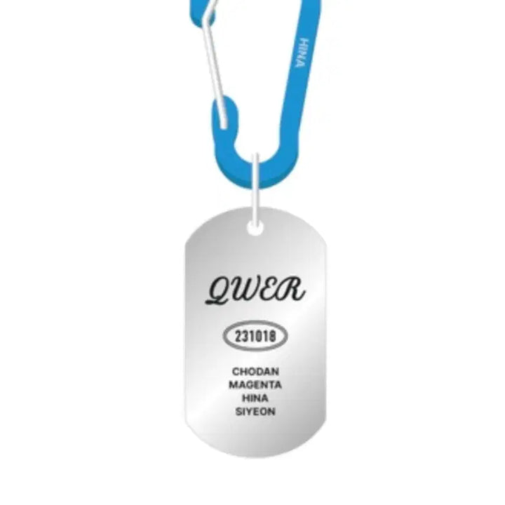 [BUNJANG] QWER Hina Carabiner Keyring (Sealed) / QWER 히나 카라비너 키링 미개봉