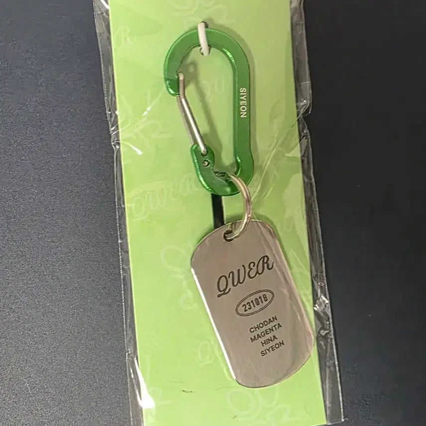 [BUNJANG] QWER Carabiner Keyring Sealed / QWER 시연 카라비너 키링 미개봉