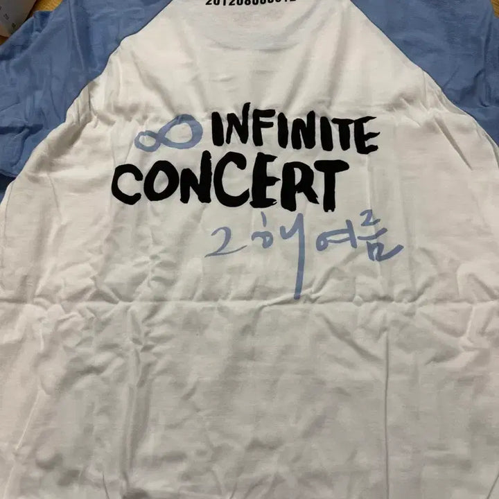 [BUNJANG] Infinite That Summer Concert Raglan T-shirt / 인피니트 그해여름 콘서트 나그랑 티