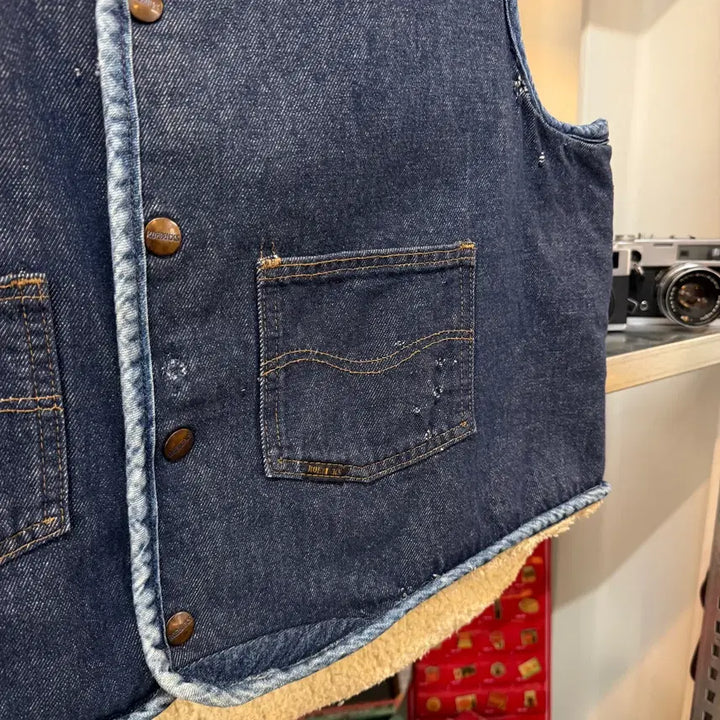 [BUNJANG] Sears Roebucks Denim Vest - XL Vintage / 시어스 로벅스 데님 베스트 xl 조끼 미국빈티지