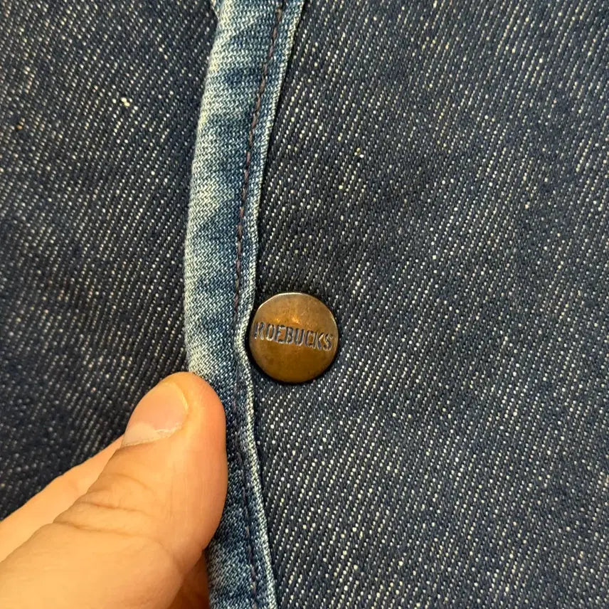 [BUNJANG] Sears Roebucks Denim Vest - XL Vintage / 시어스 로벅스 데님 베스트 xl 조끼 미국빈티지