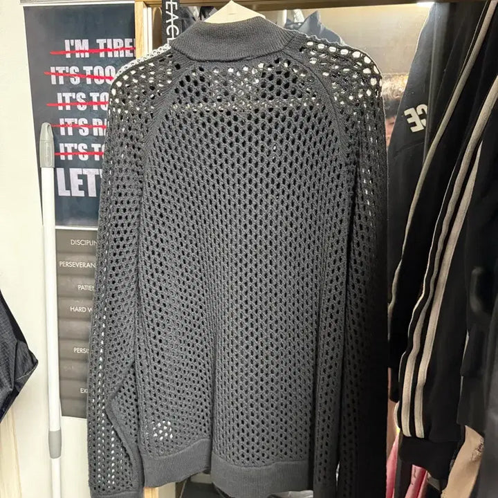 [BUNJANG] Adidas x CLOT Crochet Track Top Carbon [XL] / [XL]아디다스 x 클랏 크로셰 트랙 탑 카본