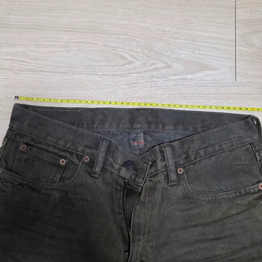 [BUNJANG] RRL Slim Fit Distressed Brown Jeans 31x30 / RRL 슬림핏 디스트레스 브라운 진 사이즈 31x30