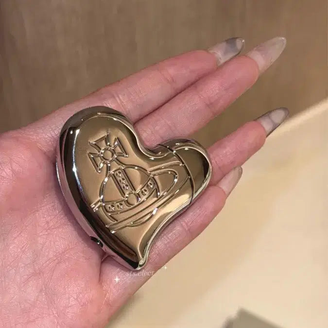 [BUNJANG] Vivienne Westwood Silver Heart Lighter / 비비안 웨스트우드 실버 하트 라이터