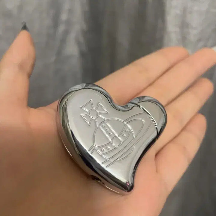 [BUNJANG] Vivienne Westwood Silver Heart Lighter / 비비안 웨스트우드 실버 하트 라이터