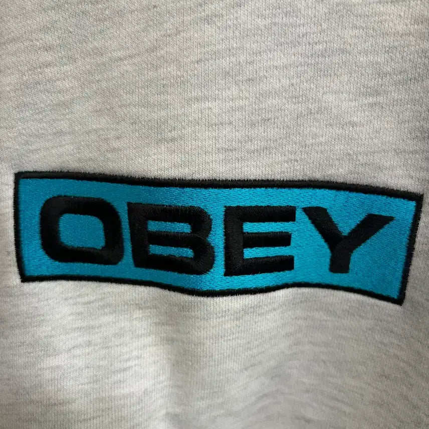 [BUNJANG] OBEY Worldwide Logo Sweatshirt L Size / OBEY 월드와이드 맨투맨 L 사이즈