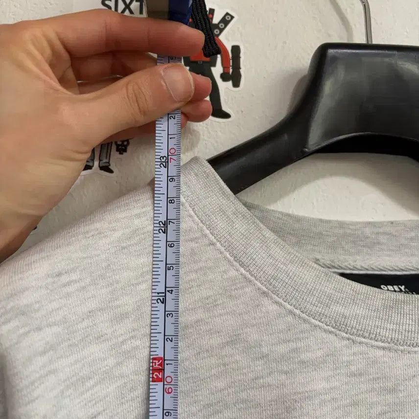 [BUNJANG] OBEY Worldwide Logo Sweatshirt L Size / OBEY 월드와이드 맨투맨 L 사이즈