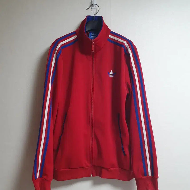 [BUNJANG] Adidas Firebird Track Top Red and Blue Jersey / 아디다스 져지 파이어버드 트랙탑 레드 블루 105