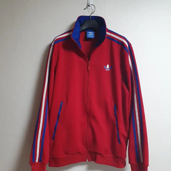 [BUNJANG] Adidas Firebird Track Top Red and Blue Jersey / 아디다스 져지 파이어버드 트랙탑 레드 블루 105
