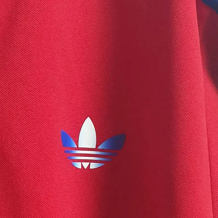 [BUNJANG] Adidas Firebird Track Top Red and Blue Jersey / 아디다스 져지 파이어버드 트랙탑 레드 블루 105